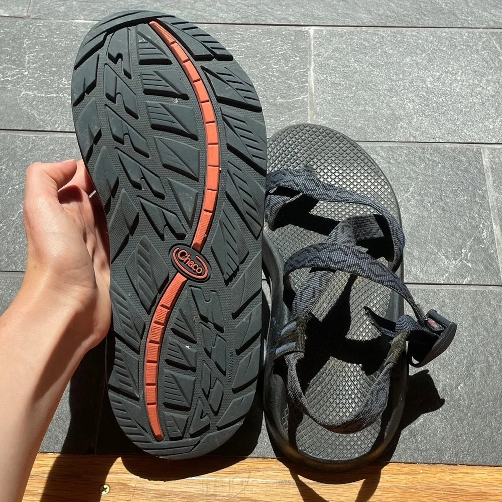 Chaco Black & Blue Men's Strappy Sport Sandals